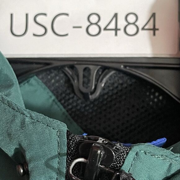 WOOLRICH Jacket Mens Medium Windbreaker Parka Spruce Green Hooded Drawstring - Picture 16 of 16